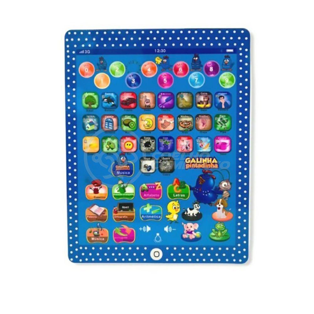 Tablet Infantil Galinha Pintadinha Multifunções Educativo - 5