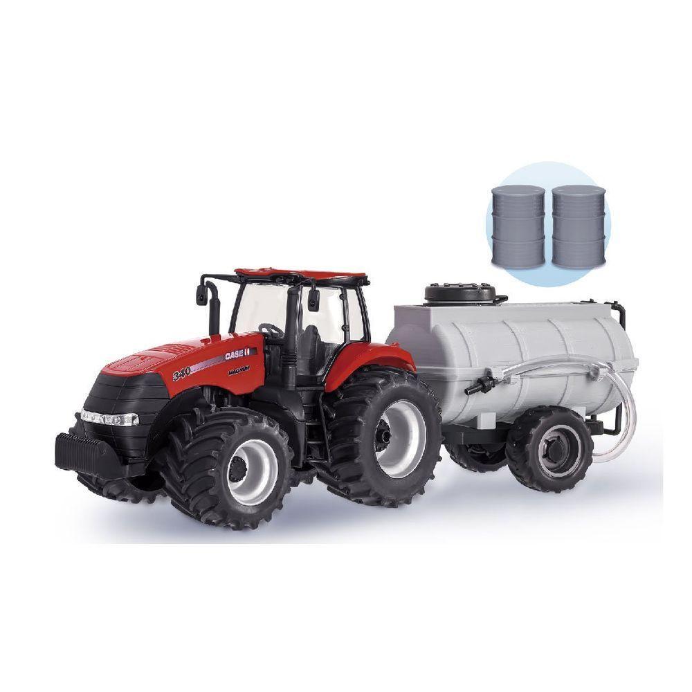 Brinquedo Trator Coleção Magnum 340 Tanque Case Agriculture Graneleiro - 1