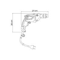 Furadeira De Impacto Tramontina 500 W 220 V 3/8" Com Sistema De Reversão De Rotação 220v - 3