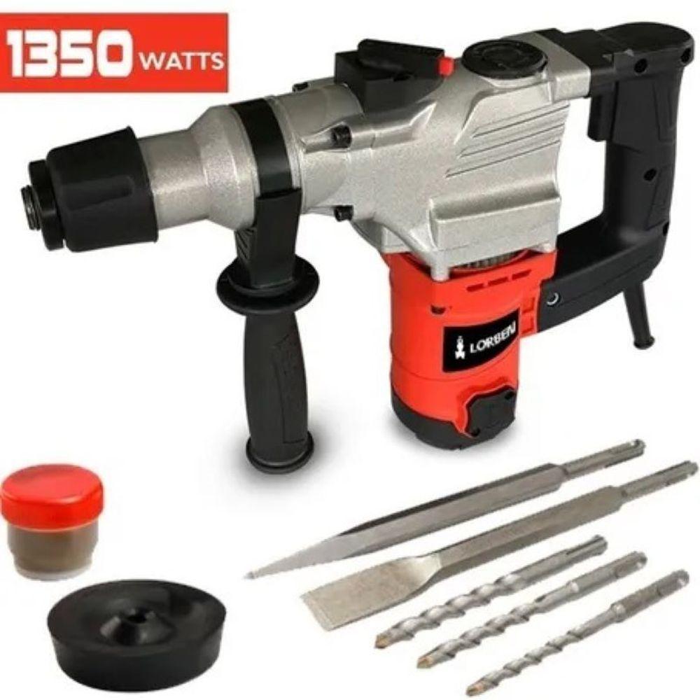 Martelete Rompedor Demolidor 1350w Com Maleta 110v Lorben - 2