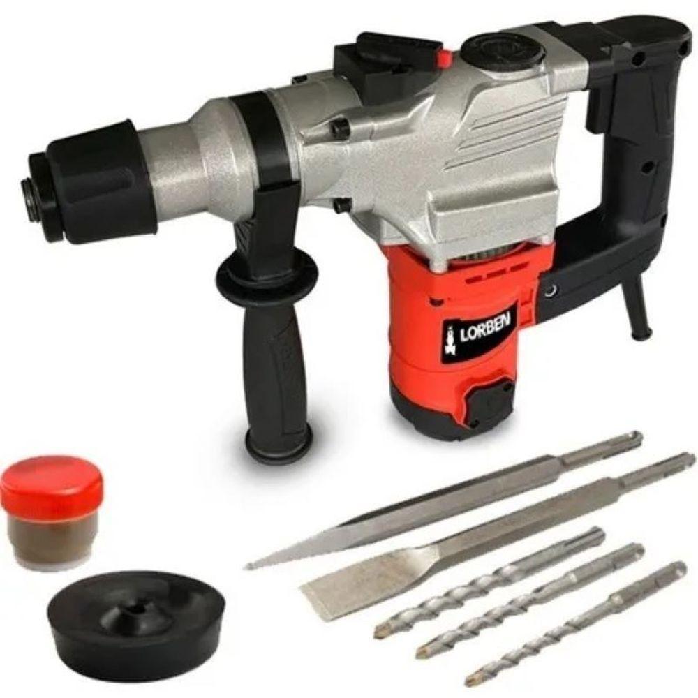 Martelete Rompedor Demolidor 1350w Com Maleta 110v Lorben - 6