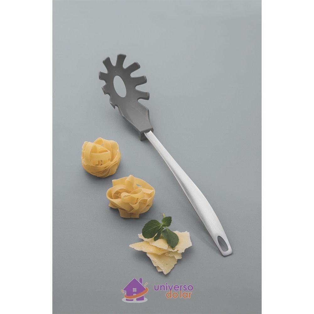 Pegador De Massa Tramontina Movin Em Nylon Com Cabo De Aço Inox Cinza Tramontina - 3