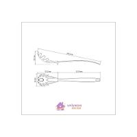 Pegador De Massa Tramontina Movin Em Nylon Com Cabo De Aço Inox Cinza Tramontina - 5