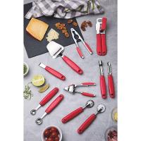 Carretilha Corta E Fecha Utilitá Em Zamak Cromado E Nylon Cabo De Polipropileno Vermelho