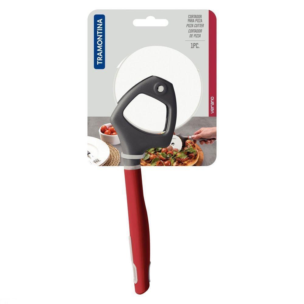 Cortador Para Pizza Verano Com Lâmina De Aço Inox E Cabo De Polipropileno Vermelho - 2