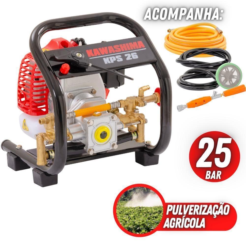 Pulverizador Agrícola Kawashima Kps 26 25.4cc Com Acessórios - 2