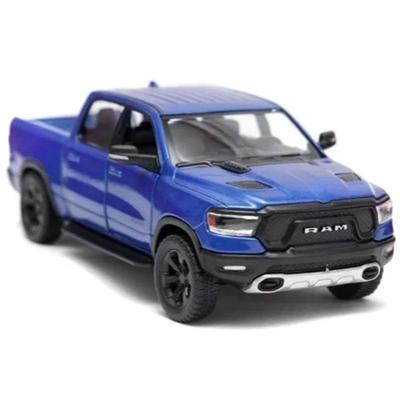 Veiculo Miniatura Dodgeram 1500 Azul Para Decoraçao De Sitio