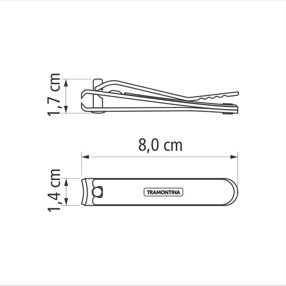 Cortador De Unha Tramontina Em Aço Carbono Cromado Tramontina - 4