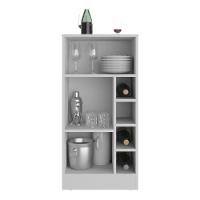Bancada Balcão/mesa De Cozinha Com Adega E 1 Porta Multimóveis Mp2144 Branco Branco - 2