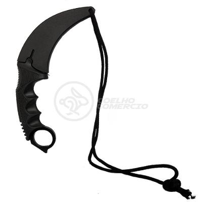 Knife Black Karambit Preto Inox Counter Strike