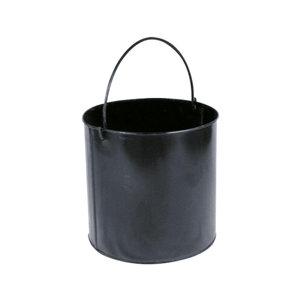 Kit Balde Metalico Com 6 Peças Multiuso Com Alça 12 Litros - Cor: Preto - 2