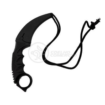 Knife Black Karambit Preto Aço Counter Strike
