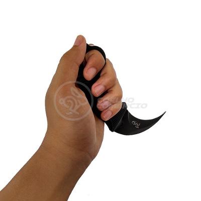 Knife Black Karambit Com Fio Manobras Preto Inox