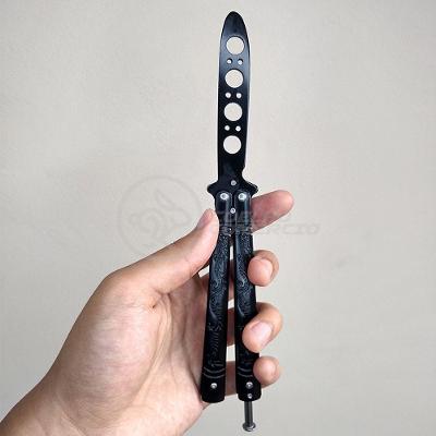 Knife Black Butterfly Preta Borboleta Dobrável Inox