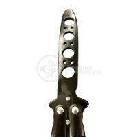 Knife Black Butterfly Preta Borboleta Dobrável De Aço - 8