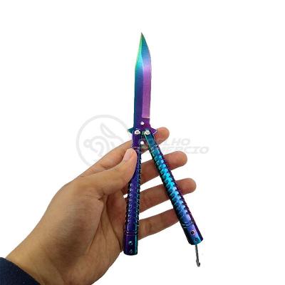 Knife Rainbow Butterfly Arco Iris Borboleta Inox