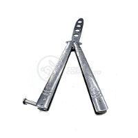 Knife Silver Butterfly Prata Borboleta Dobrável Inox - 10