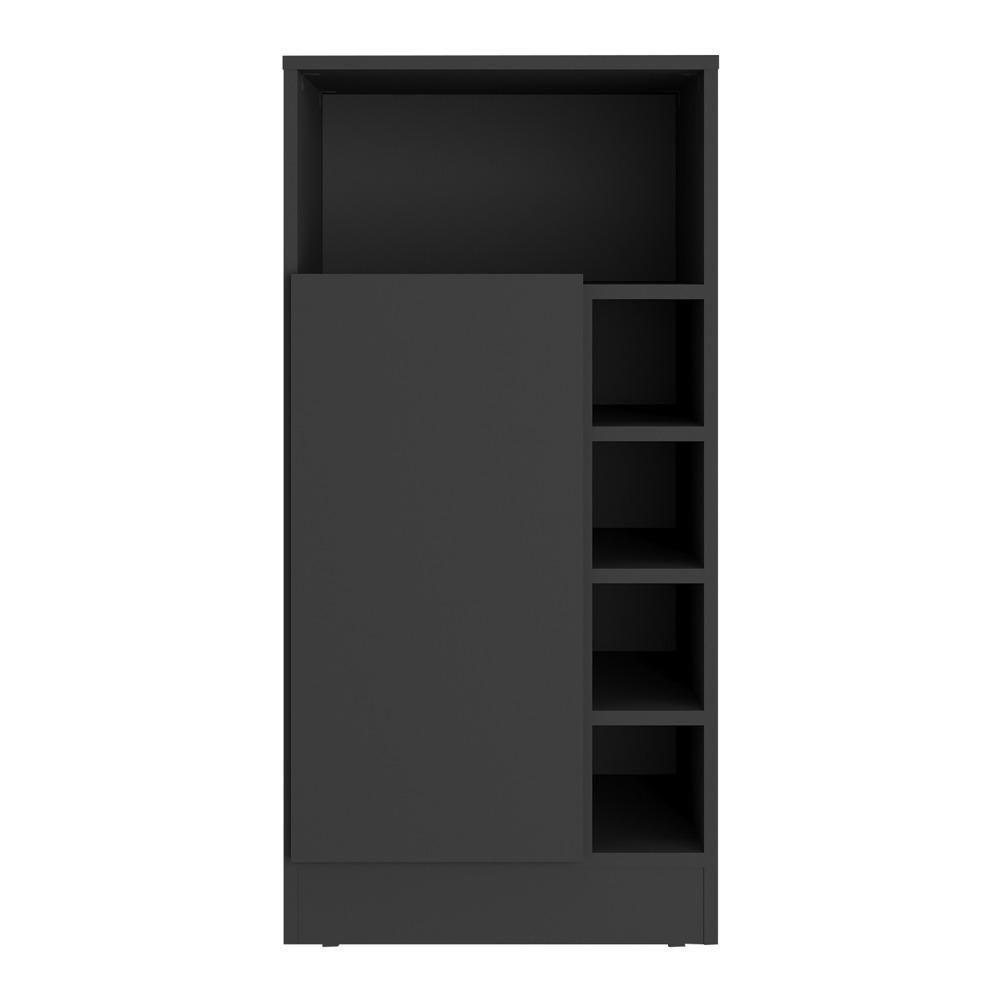 Bar Bancada Com Adega E 1 Porta Multimóveis Mp1062 Preto Preto - 3