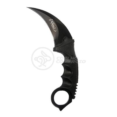 Knife Black Karambit Preto Inox Counter Strike