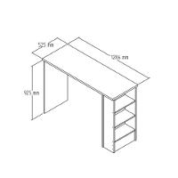 Bancada Ilha 3 Nichos Gaia Decibal le - 2