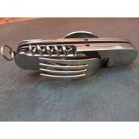 5 Kit Talher Com Garfo Colher Faca Canivete Trilha Camping - 3