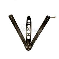 Knife Black Butterfly Preta Borboleta Dobrável De Aço - 7