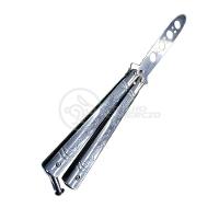 Knife Silver Butterfly Prata Borboleta Dobrável Inox - 10