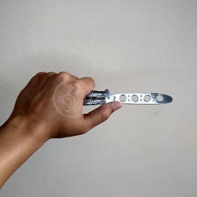 Knife Silver Butterfly Prata Borboleta Dobrável Inox