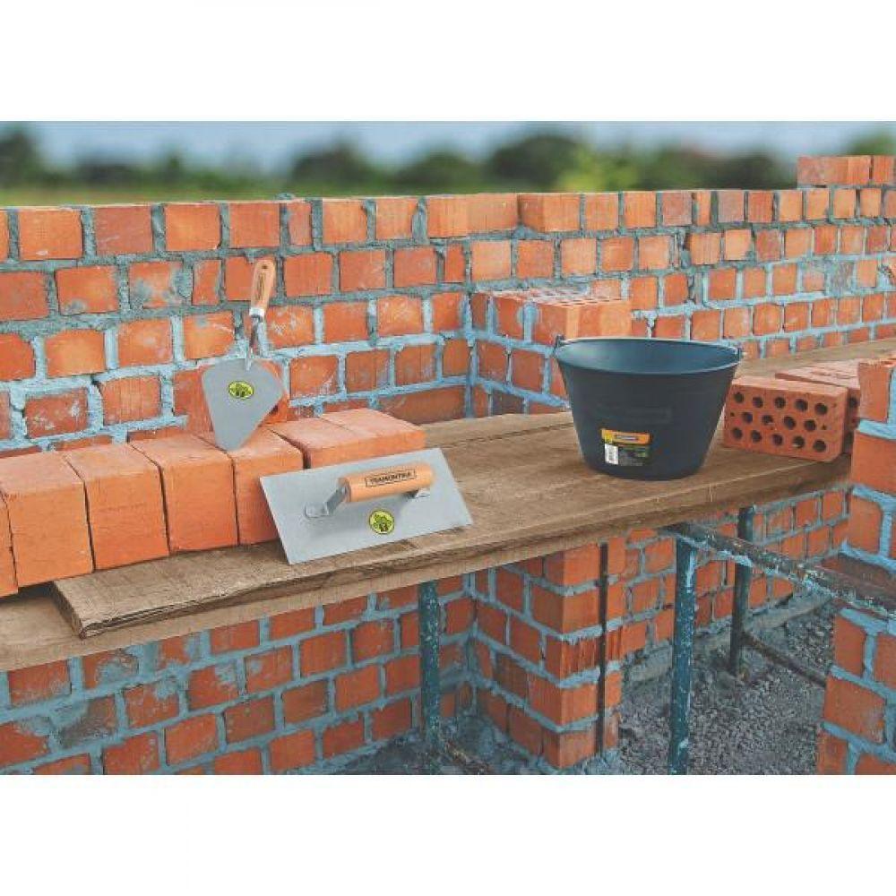 Colher de Pedreiro 9´´ Tramontina em Aço com Cabo em Madeira - 10