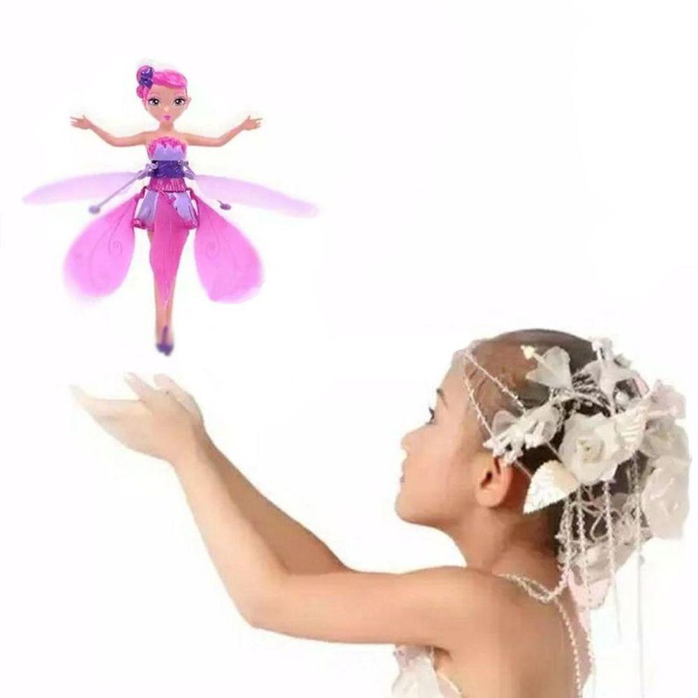 Boneca Princesa Aerocraft Fada Voadora Rosa 19Cm Sensor Nº7 - 2
