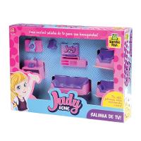 Mini Salinha De Tv Com Acessórios Judy Home - Samba Toys - 2