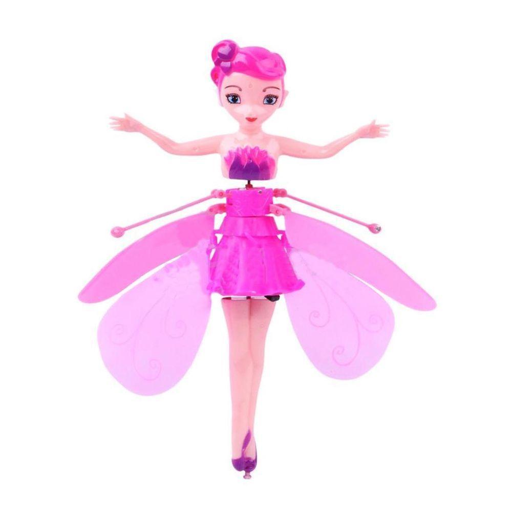Boneca Princesa Aerocraft Fada Voadora Rosa 19Cm Sensor Nº8 - 1