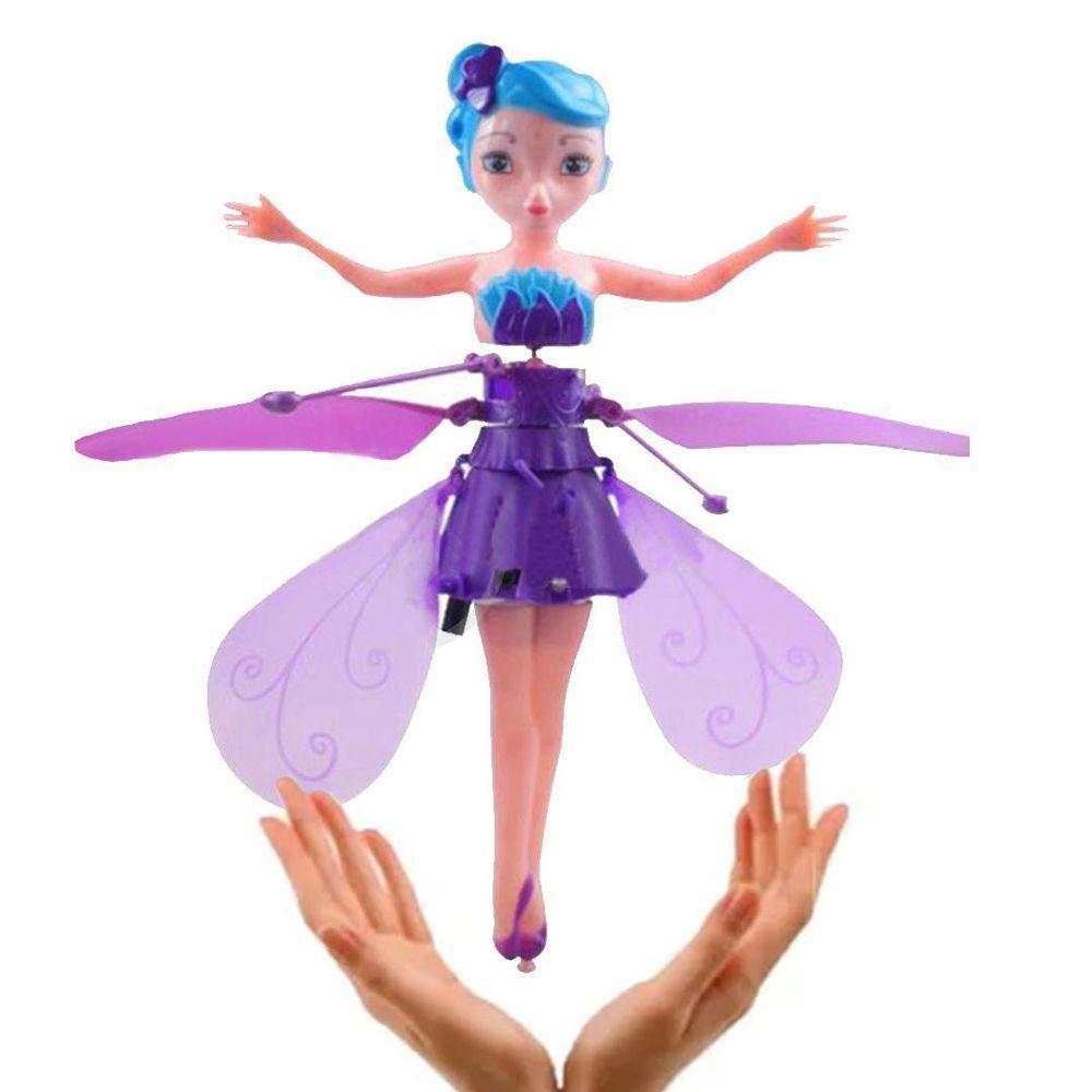 Boneca Princesa Aerocraft Fada Voadora Roxo 19Cm Sensor Nº1 - 2