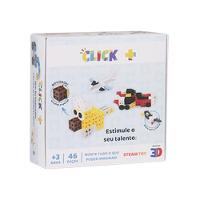 Blocos De Encaixar - Click+ 46 Peças - Steam Toy - 3