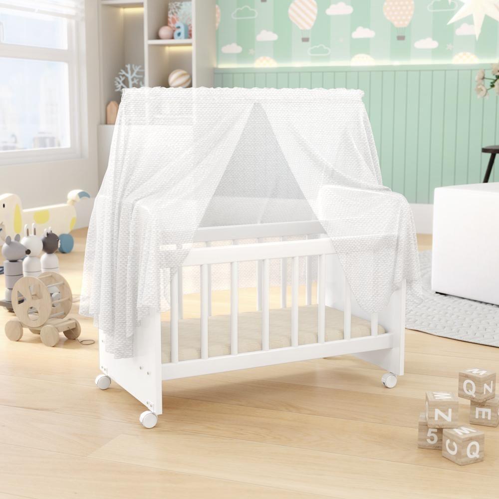 Kit 03 Berços Para Boneca Magia Brinquedo Infantil Branco - 8