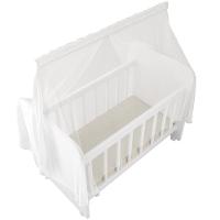 Kit 03 Berços Para Boneca Magia Brinquedo Infantil Branco - 3