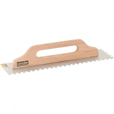 Desempenadeira Aço Dentada 12,0X48,0Cm Cabo Total Madeira Fe