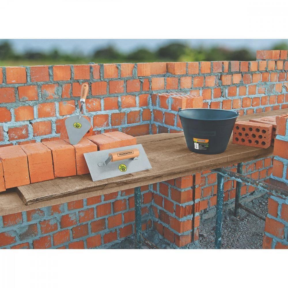 Colher de Pedreiro 6´´ Tramontina em Aço com Cabo de Madeira - 4