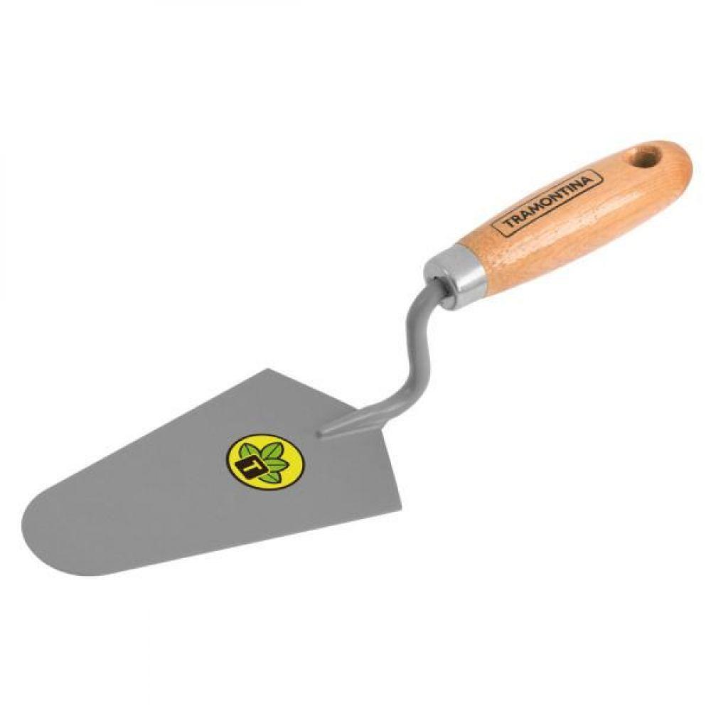 Colher de Pedreiro 6´´ Tramontina em Aço com Cabo em Madeira - 1