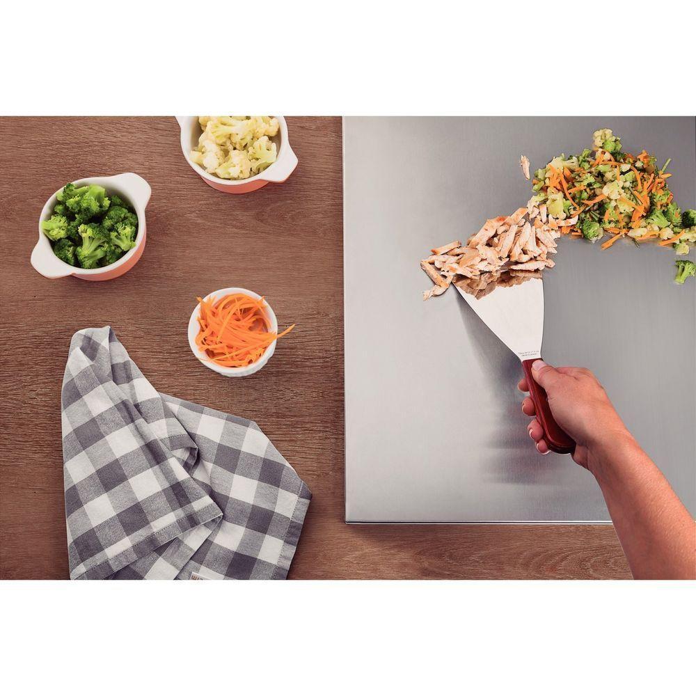 Espátula Raspador 5" Tramontina Em Aço Inox E Cabo Madeira Tratada Polywood Tramontina - 2