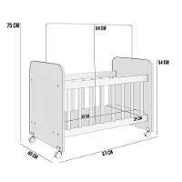 Berço Para Boneca Magia C02 Brinquedo Infantil Branco