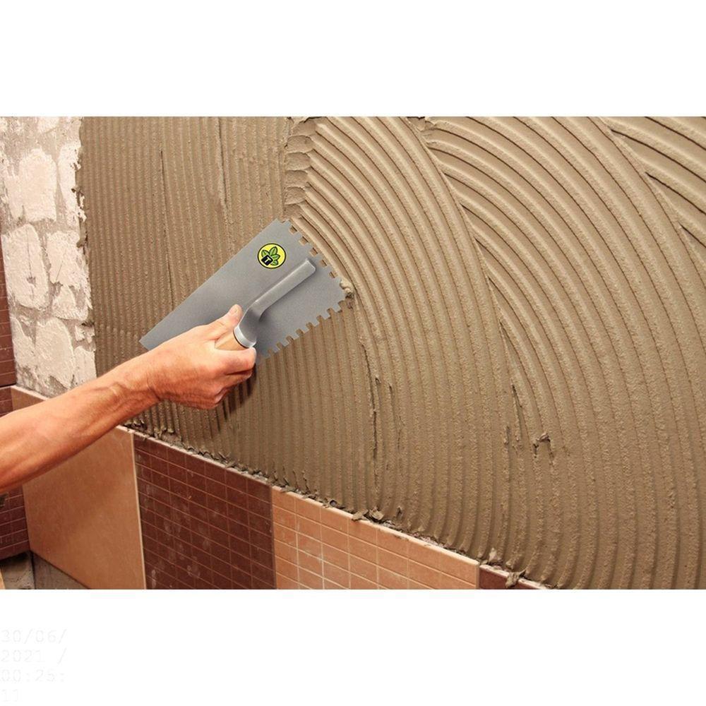 Desempenadeira Lisa Com Dentes Tramontina Em Aço Com Cabo De Madeira Tramontina - 2