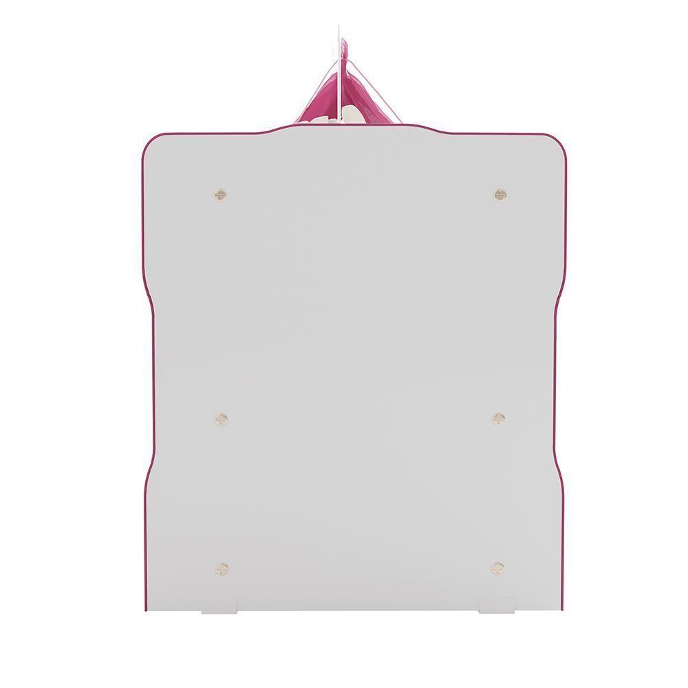 Kit 2 Berços Para Boneca Brinquedo Infantil Branco Rosa - 2