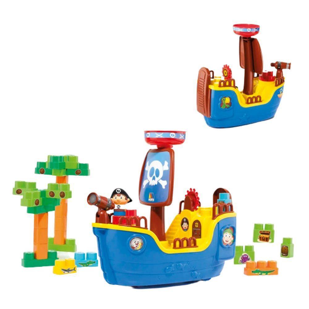 Blocos De Montar Baby Land Navio Pirata 30 Blocos - Cardoso - 3