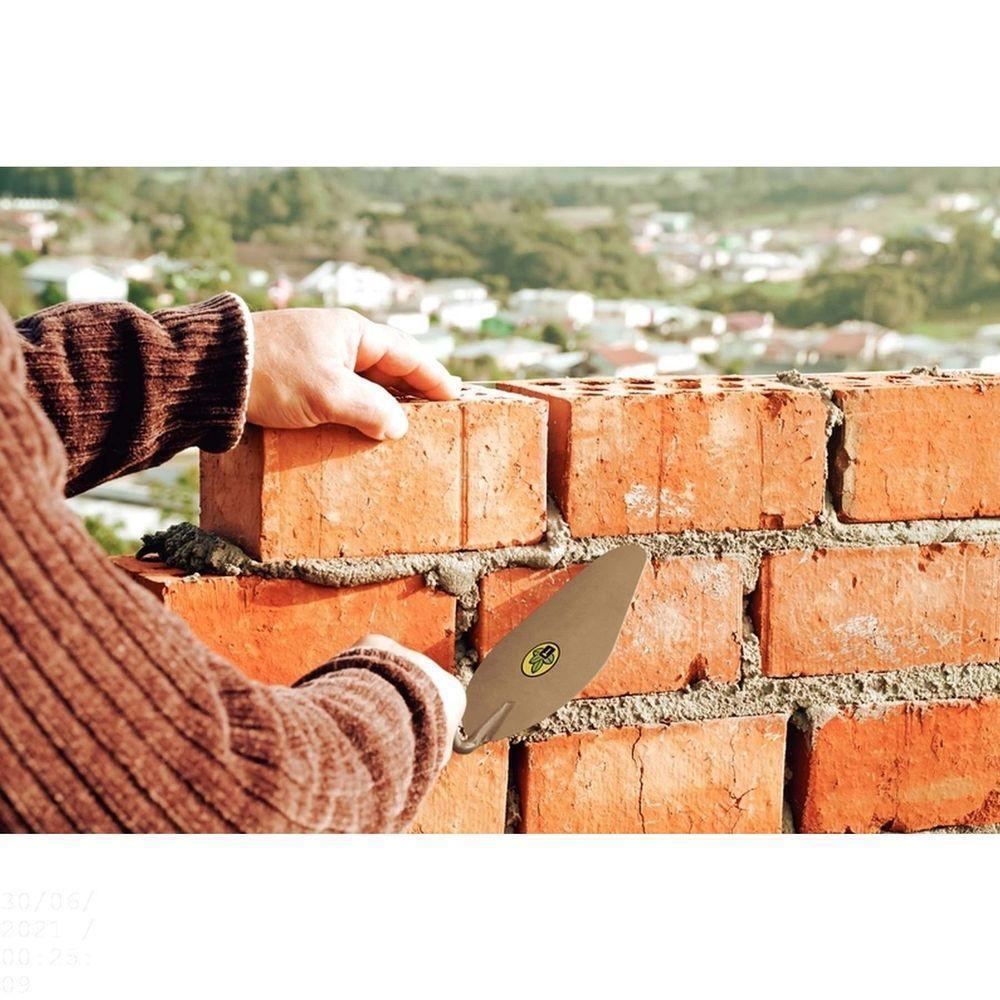 Colher De Pedreiro 7" Tramontina Em Aço Com Cabo De Madeira Tramontina - 4