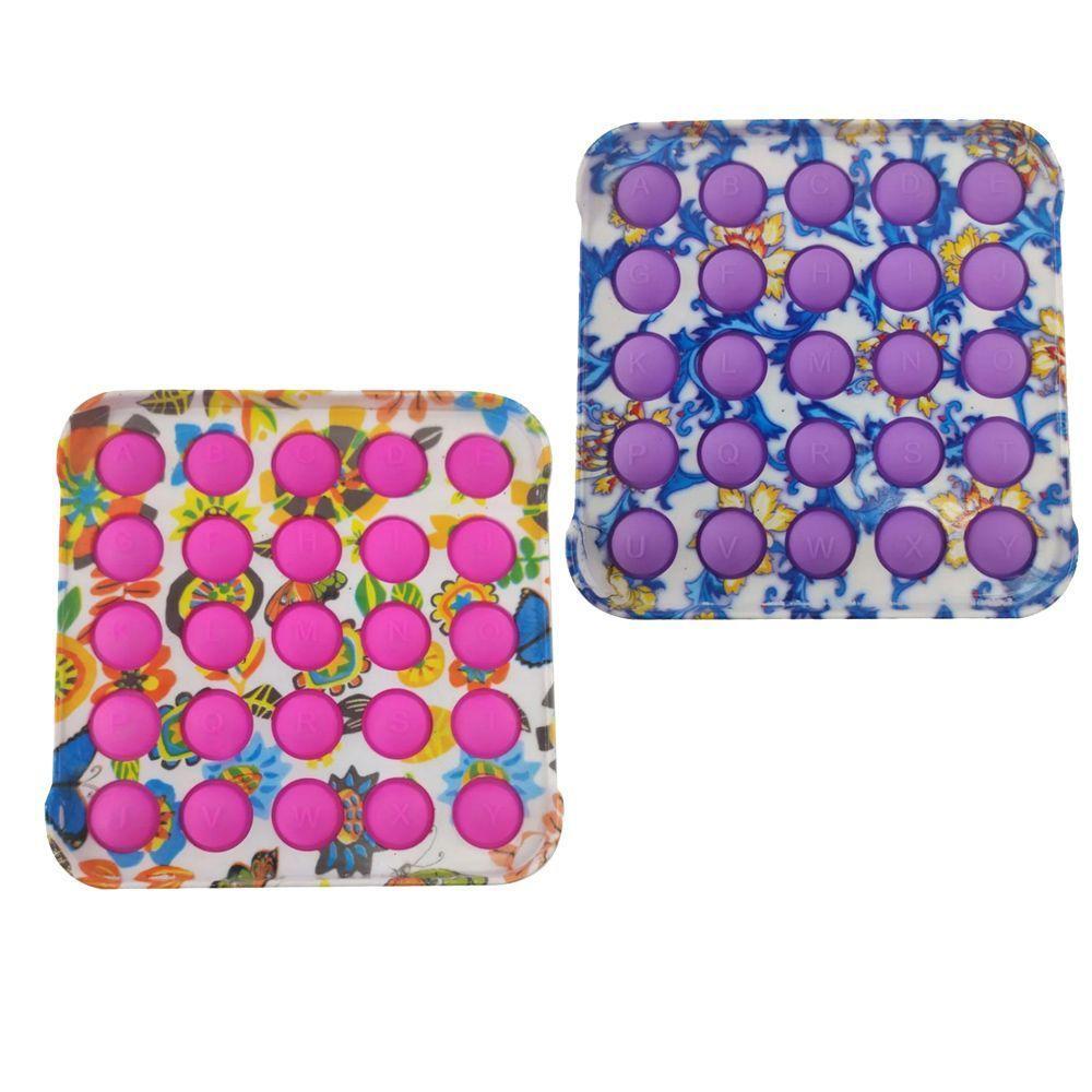 Pop It Fidget Kit 2 Uni Anti Estresse Bubble Sensorial - 1