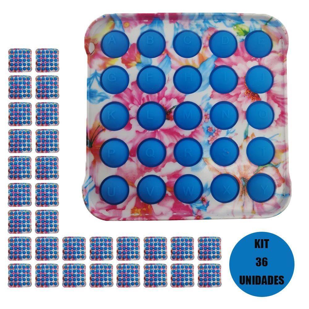 Fidget Pop It Kit36 Uni Infantil Criança Aniversario Bubble - 1