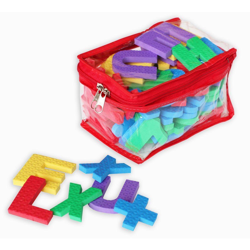 Bolsa Vermelha Com 76 Letras E Números Em Eva  - 2