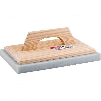 Desempenadeira Madeira 20,0X30Cm Com Espuma - Nove54
