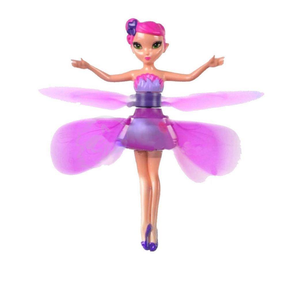 Boneca Princesa Aerocraft Fada Voadora Roxo 19Cm Sensor Nº12 - 1